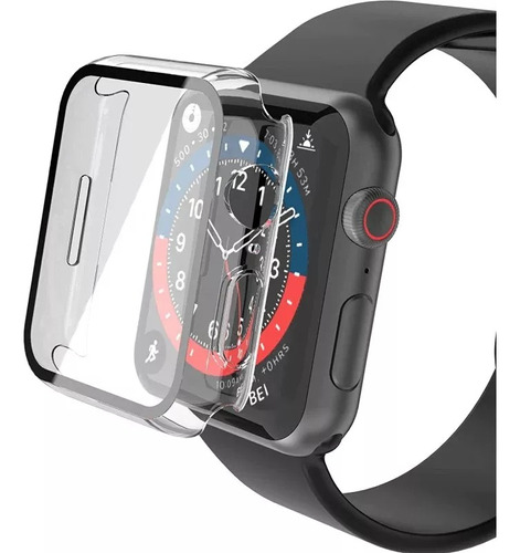 Funda Con Templado 360 Para Apple Watch Protector 40 Y 41mm