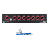 Equalizador Grafico 7 Bandas Estereo Teq7 Taramps Vermelho Teq7 12v Stereo Equalização Som Automotivo