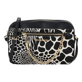 Bolsa Mujer Crossbody Michael Kors Original Jet Set Vainilla Acabado De Los Herrajes Dorado Color Blanco Y Negro Color De La Correa De Hombro Dorado Diseño De La Tela Monograma