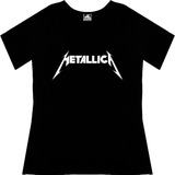 Blusa Metallica Dama Rock Metal Tv Camiseta Urbanoz