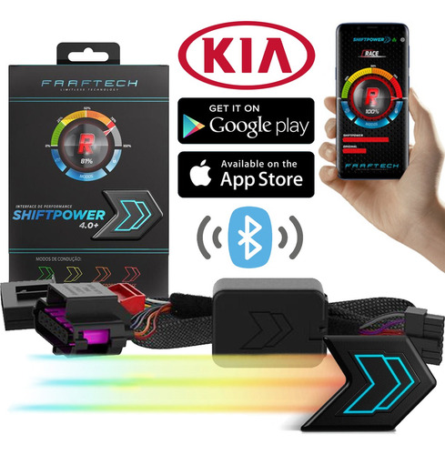 Modulo Pedal Acelerador Faaftech Shiftpower Bluetooth Kia