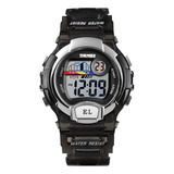 Reloj Digital Deportivo Negro Skmei 1450 Para Mujer, 50 M, R