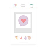 Scrapbooking Set De 8 Troqueles - Polaroid - Chibi 