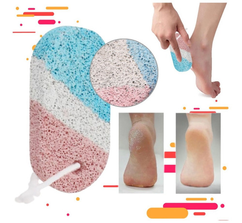 Piedra Pomez Sintetica Exfoliante Para Pies Pedicuria