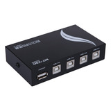 Un Punto Cuatro Usb Splitter Accesorios Compartidor Impresor