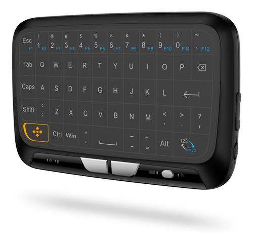 Teclado Sem Fio H18 2.4ghz Controle Remoto Completo Touchpad