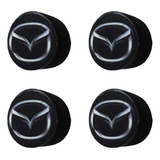 4 Tapones Válvula Decorativo Mazda Logo