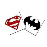 Vinil Sticker Decorativo Dc Super Heroes Kit 2 Piezas