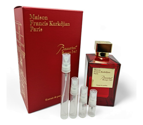 2 Ml En Decant De Baccarat Rouge 540 Extrait F. Kurkdjian