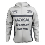 Rompeviento Campera Radikal Race Gris Urbana Teo Motos