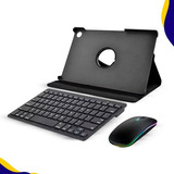 Capa Giratória P/ Galaxy Tab A8 10.5 Sm + Teclado + Mouse