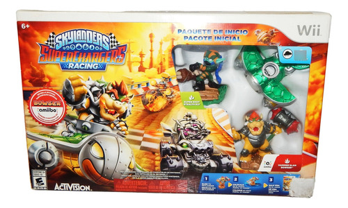 Skylanders Super Chargers Racing Starter Pck Wii Amiibo Bows