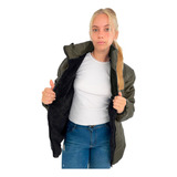 Customs Ba Camperas Mujer Parka Corderito Campera Invierno U