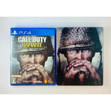 Call Of Duty Wwii Steelbook E Jogo - Ps4 World War 2