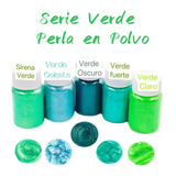 250ml Pigmentos Polvo Perla Para Resina 10 Botellas S-verde