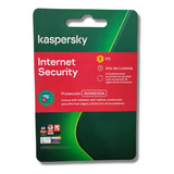 Antivirus Kaspersky Internet Security 1 Dispositivo - 1 Año