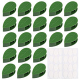 80 Clips De Pared Adhesivos Para Plantas Forma De Hojas