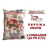 Espuma Froth Originales Suaves De Mazatlán 3 Bolsas/50 Pzas 