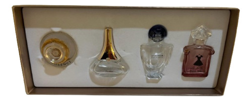 Set Perfumes Miniaturas Guerlain X4 Vacias Perfecto Estado