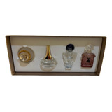 Set Perfumes Miniaturas Guerlain X4 Vacias Perfecto Estado