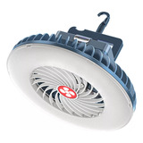 Ventilador Portátil Para Acampar Led Linterna Recargable