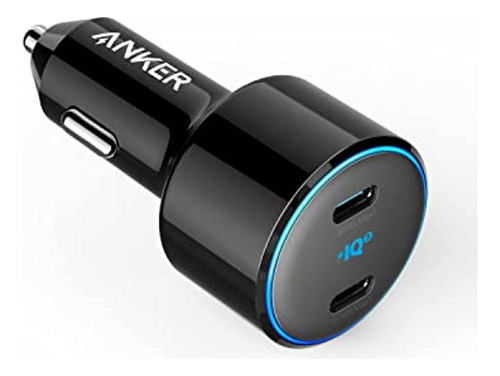 Anker Usb C Car Charger, 50w 2-port Piq 3.0 Fast Charger Ada