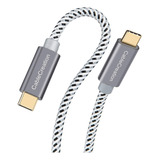 Cable Cargador Usb-c Cablecreation De 3 Mt Trenzado 60w 3a