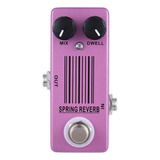 Pedal De Efecto De Guitarra Spring Reverb Caja De Metal