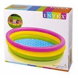 Pileta Inflable Intex Sunset Glow 114x25cm 57412 136 Lts