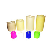 Velones Luz Led Con Efecto Titilo, Velas, Velitas X 8 Unds 