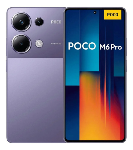 Smartphone Xiaomi Poco M6 Pro Dual Sim 256 Gb Violeta 8 Gb