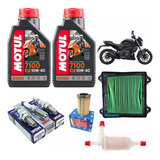 Kit Servicio Afinación Dominar 400 Ug Motul 7100 10w40