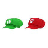 Gorras De Mario & Luigi De Super Mario Bros Nintendo Cosplay