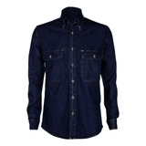 Camisa En Jean 7 Onz Para Trabajo- Dotación Industrial