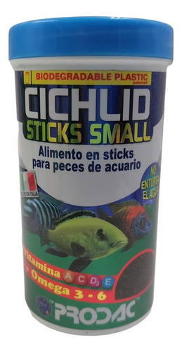 Prodac Alimento Cichlid Sticks Small 90g Acuario Peces