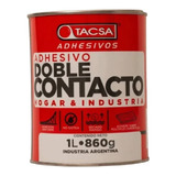 Adhesivo Pegamento Doble Contacto 1 Litro Tacsa - Stg