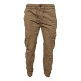 Pantalon Cargo Babucha Jogger Gabardina Elastizada Importada