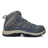 Bota Columbia Crestwood Mid Waterproof Mujer Gris