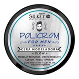 Pomada Cera Modeladora Cabello Glow Policrom Silkey 75 Ml