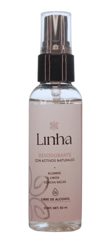 Linha Desodorante Aclarante Vegano Líquido De Alumbre 60ml