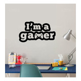 Sticker De Pared Yo Soy Gamer Vinilo Decorativo I Am Gamer