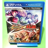 Street Fighter X Tekken Ps Vita Usado!!