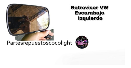 Retrovisor Izquierdo Volkswagen Escarabajo Foto 2