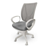 Sillon Ejecutivo Alma Red Blanca ,base Blanca