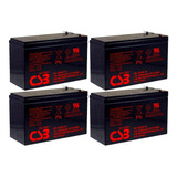 4 Piezas Csb Hr1234 Para Nobreak 12 Volts 9ah