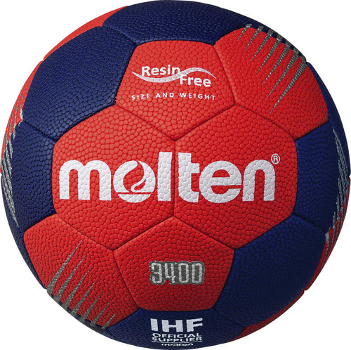 Balon Handbol Serie F3400 Resina Free Molten Rojo T.3