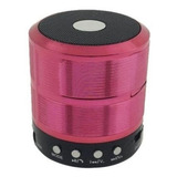 Alto-falante Grasep D-bh887 Portátil Com Bluetooth Rosa
