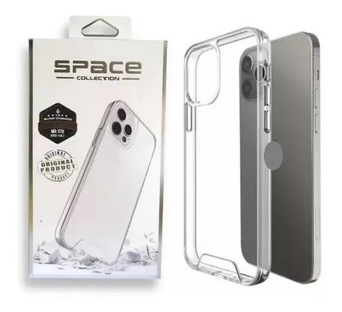 Capa Capinha Clear Case Space Para iPhone 11 12 13 Pro Max