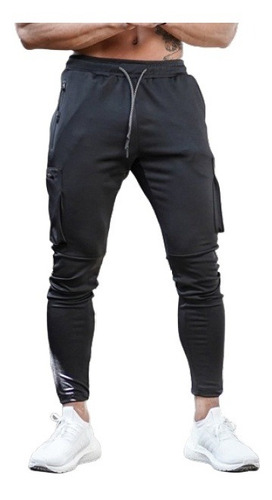 Pantalón Jogger Cargo Jeans Para Hombre Casual