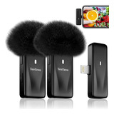 2-pack Wireless Lavalier Microphone For iPhone iPad,wirel...